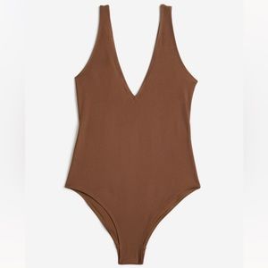 BNWT size XL brown swimsuit by H&M.